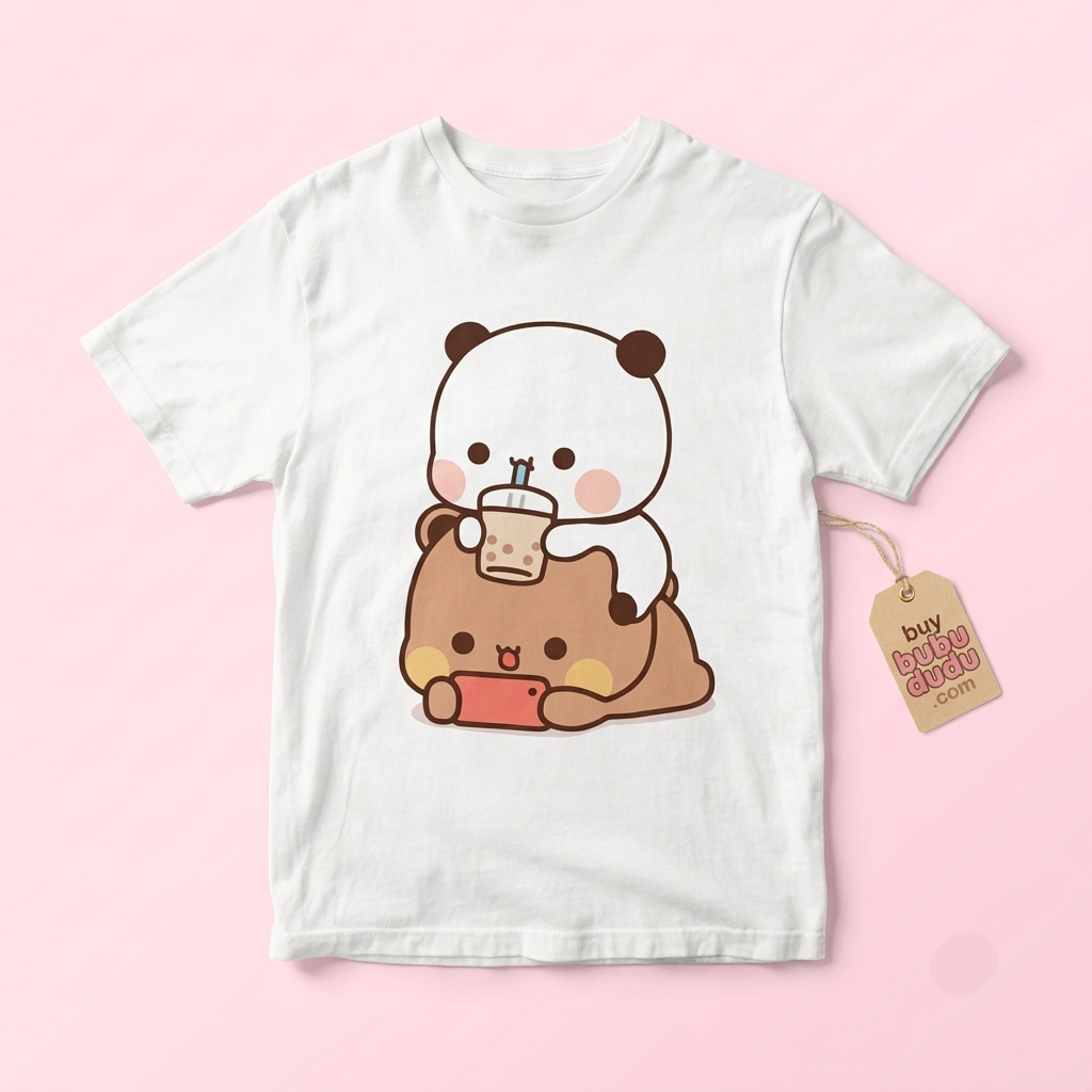 "Chillings" Bubu Dudu White Tee