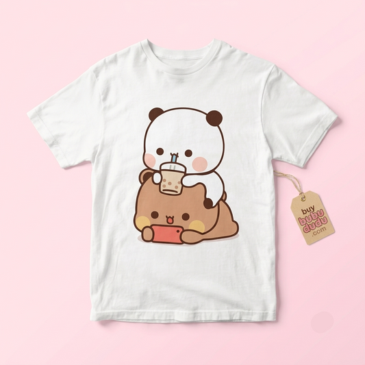 "Chillings" Bubu Dudu White Tee